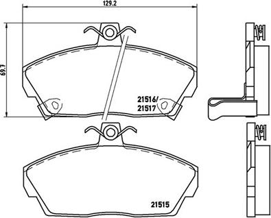 Magneti Marelli 363700428020 - Jarrupala, levyjarru inparts.fi