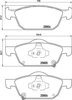 Magneti Marelli 363700428076 - Jarrupala, levyjarru inparts.fi