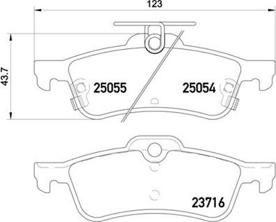 Magneti Marelli 363700428070 - Jarrupala, levyjarru inparts.fi