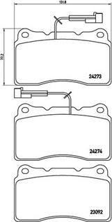 Magneti Marelli 363700423098 - Jarrupala, levyjarru inparts.fi