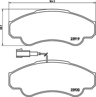 Magneti Marelli 363700423092 - Jarrupala, levyjarru inparts.fi