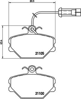 Magneti Marelli 363700423044 - Jarrupala, levyjarru inparts.fi