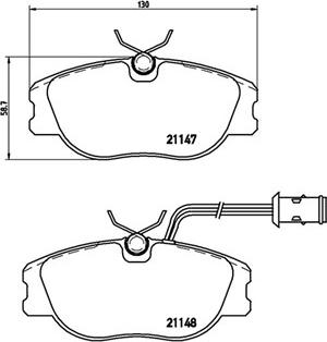 Magneti Marelli 363700423041 - Jarrupala, levyjarru inparts.fi