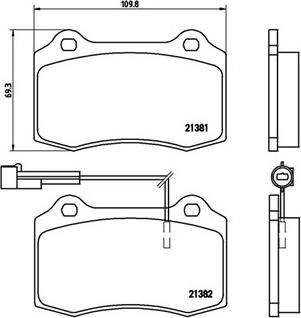 Magneti Marelli 363700423052 - Jarrupala, levyjarru inparts.fi