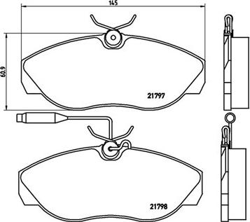 Magneti Marelli 363700423068 - Jarrupala, levyjarru inparts.fi