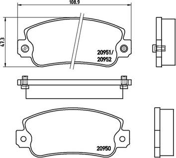 Magneti Marelli 363700423013 - Jarrupala, levyjarru inparts.fi