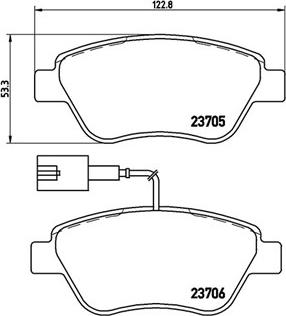 Magneti Marelli 363700423085 - Jarrupala, levyjarru inparts.fi