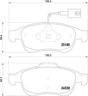 Magneti Marelli 363700523148 - Jarrupala, levyjarru inparts.fi