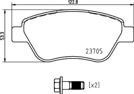 Magneti Marelli 363700423169 - Jarrupala, levyjarru inparts.fi