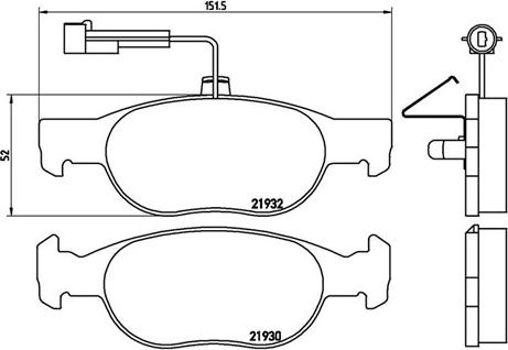 Magneti Marelli 363700423113 - Jarrupala, levyjarru inparts.fi