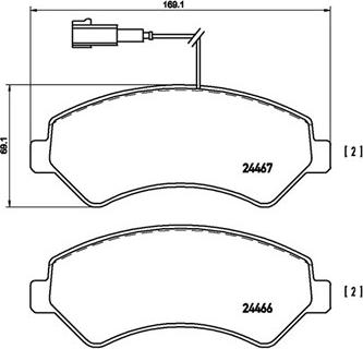 Magneti Marelli 363700423136 - Jarrupala, levyjarru inparts.fi