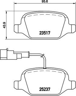 Magneti Marelli 363700423131 - Jarrupala, levyjarru inparts.fi