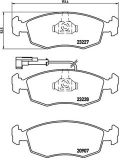 Magneti Marelli 363700423121 - Jarrupala, levyjarru inparts.fi