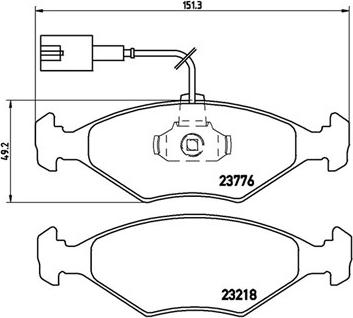 Magneti Marelli 363700423122 - Jarrupala, levyjarru inparts.fi