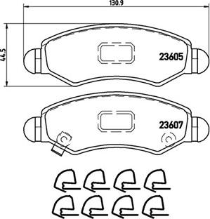 Magneti Marelli 363700479015 - Jarrupala, levyjarru inparts.fi