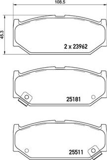 Magneti Marelli 363700479031 - Jarrupala, levyjarru inparts.fi