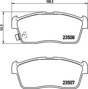 Magneti Marelli 363700479020 - Jarrupala, levyjarru inparts.fi