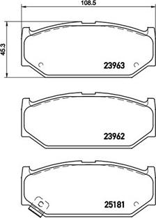 Magneti Marelli 363700479023 - Jarrupala, levyjarru inparts.fi