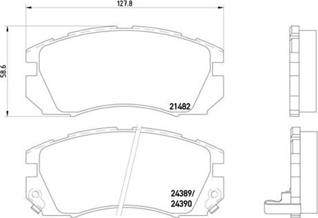 Magneti Marelli 363700478007 - Jarrupala, levyjarru inparts.fi