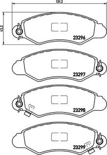 Magneti Marelli 363700478012 - Jarrupala, levyjarru inparts.fi