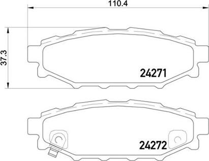 Magneti Marelli 363700478020 - Jarrupala, levyjarru inparts.fi