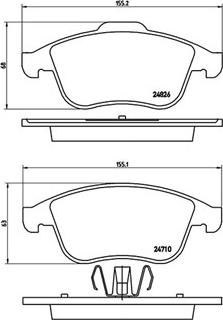 Magneti Marelli 363700568047 - Jarrupala, levyjarru inparts.fi