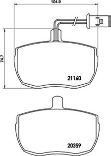 Magneti Marelli 363700506006 - Jarrupala, levyjarru inparts.fi