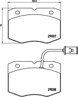 Magneti Marelli 363700506014 - Jarrupala, levyjarru inparts.fi