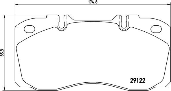 Magneti Marelli 363700506025 - Jarrupala, levyjarru inparts.fi