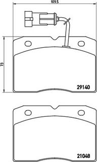 Magneti Marelli 363700506020 - Jarrupala, levyjarru inparts.fi