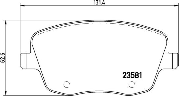 Magneti Marelli 363700585057 - Jarrupala, levyjarru inparts.fi