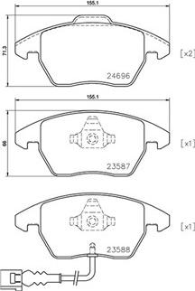 Magneti Marelli 363700585146 - Jarrupala, levyjarru inparts.fi