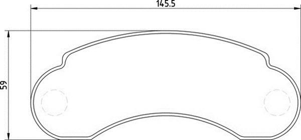 Magneti Marelli 363700209025 - Jarrupala, levyjarru inparts.fi