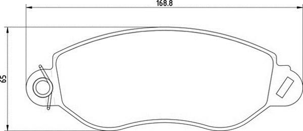 Magneti Marelli 363700209107 - Jarrupala, levyjarru inparts.fi