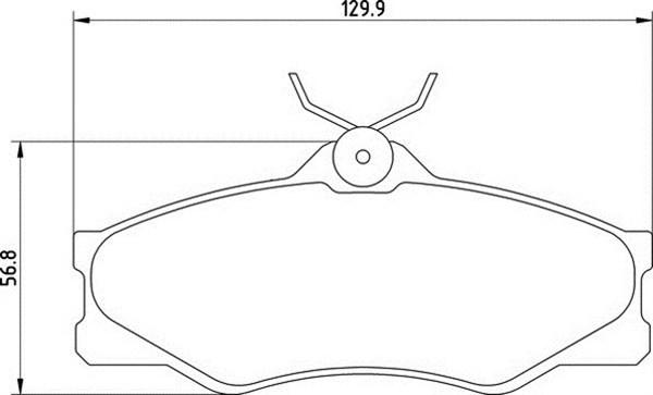 Magneti Marelli 363700205012 - Jarrupala, levyjarru inparts.fi