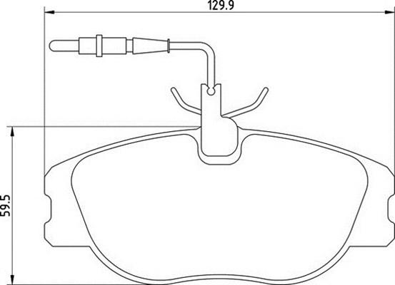 Magneti Marelli 363700205084 - Jarrupala, levyjarru inparts.fi