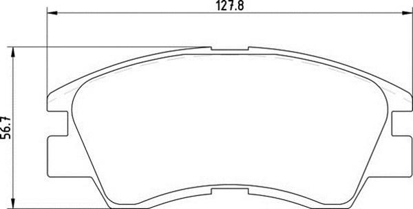 Magneti Marelli 363700200044 - Jarrupala, levyjarru inparts.fi