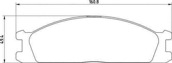 Magneti Marelli 363700200009 - Jarrupala, levyjarru inparts.fi