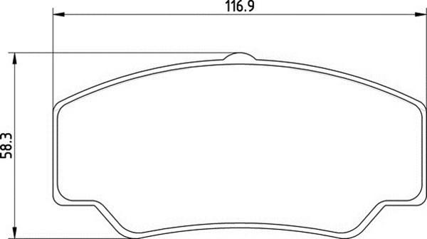 Magneti Marelli 363700200348 - Jarrupala, levyjarru inparts.fi