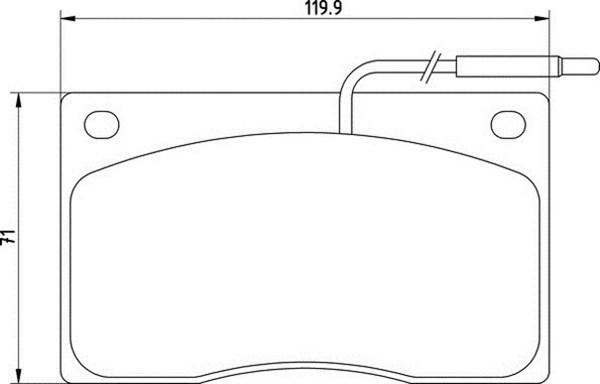 Magneti Marelli 363700200210 - Jarrupala, levyjarru inparts.fi