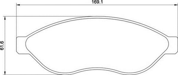 Magneti Marelli 363700201657 - Jarrupala, levyjarru inparts.fi