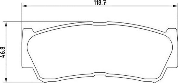 Magneti Marelli 363700201672 - Jarrupala, levyjarru inparts.fi