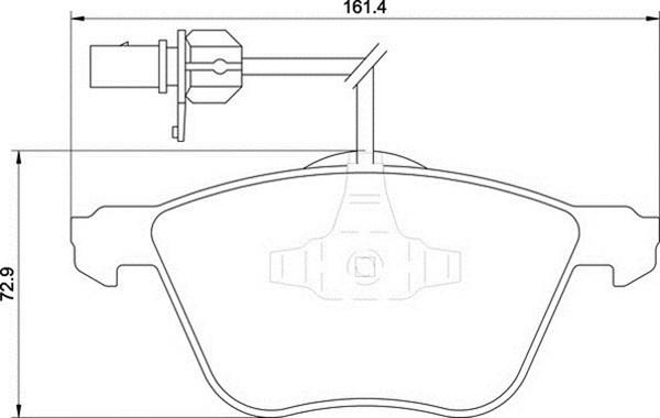 Magneti Marelli 363700201195 - Jarrupala, levyjarru inparts.fi