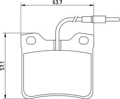 Magneti Marelli 363700201125 - Jarrupala, levyjarru inparts.fi