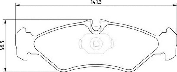 Magneti Marelli 363710201826 - Jarrupala, levyjarru inparts.fi