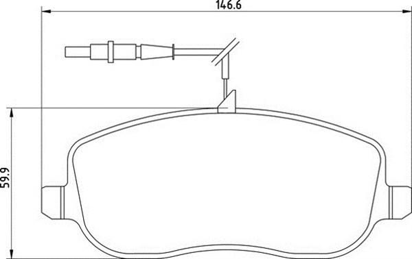 Magneti Marelli 363700201369 - Jarrupala, levyjarru inparts.fi