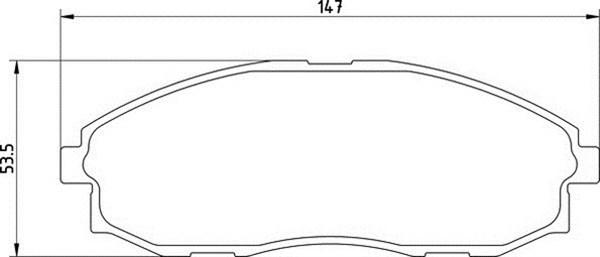 Magneti Marelli 363700201242 - Jarrupala, levyjarru inparts.fi