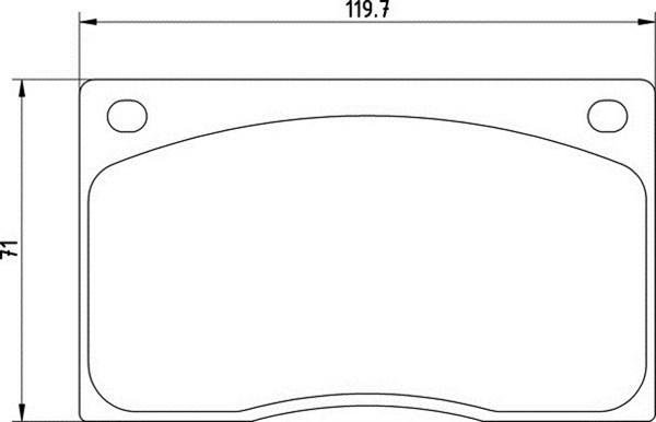 Magneti Marelli 363700201266 - Jarrupala, levyjarru inparts.fi