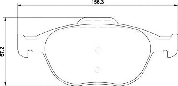 Magneti Marelli 363700201261 - Jarrupala, levyjarru inparts.fi