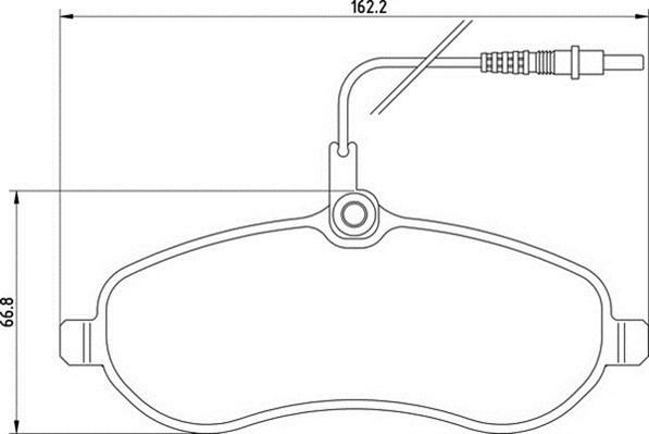 Magneti Marelli 363700201708 - Jarrupala, levyjarru inparts.fi